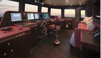 Cheoy Lee superyacht Mazu - Wheelhouse